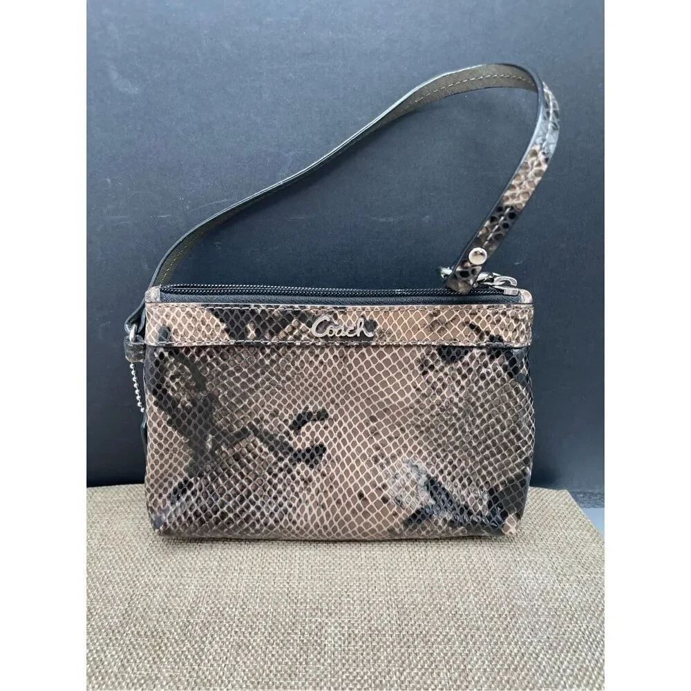 Coach Snake Print Wristlet - Picture 15 of 15